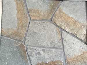 PLATA BICOLOR Quartzite Irregular Flagstone Walling, Flooring