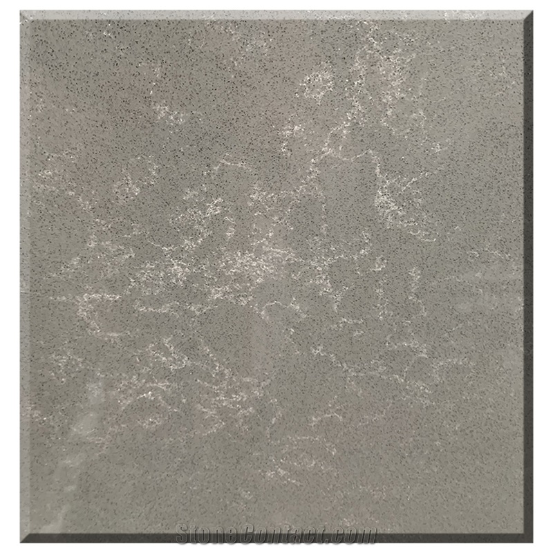 Artificial Calacatta Grey Quartz Stone Slab China