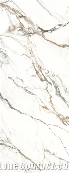Bianco Marble Veins Gold Sintered Stone 1S03CD120300