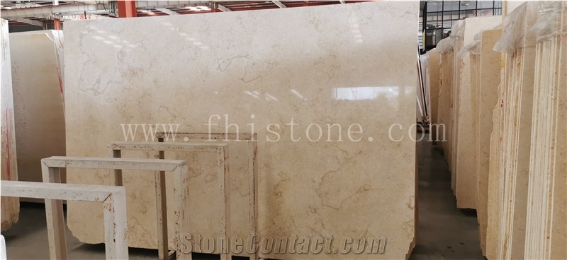 Hot Sale Cheapest Biege Limestone Polished Slabs