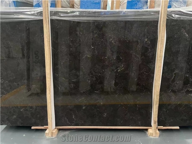 Polished Black Granite Big Slabs