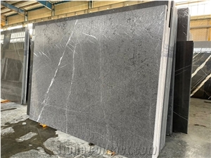 Pietra Grey Marble Bush Hammered Slabs