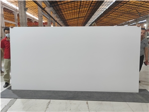 PURE WHITE POLISHED HONED PORCELAIN SLAB