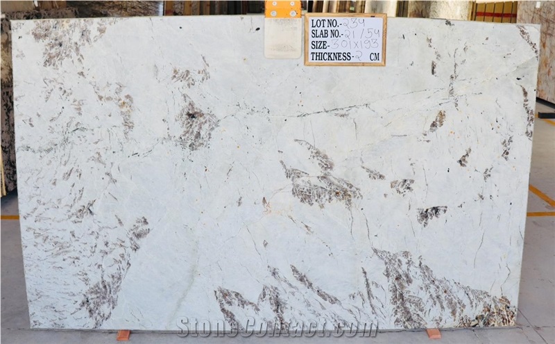 Albaster White Granite Slabs
