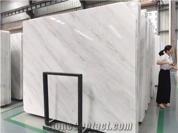 China Guangxi White Marble Slabs,Polished White Marble Slabs