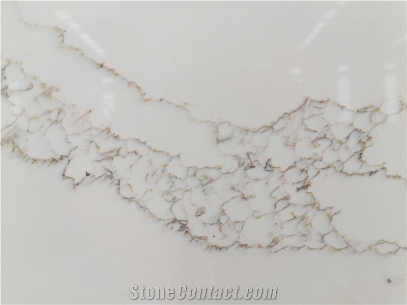 Quartz Stone Artificial Made Calacatta White