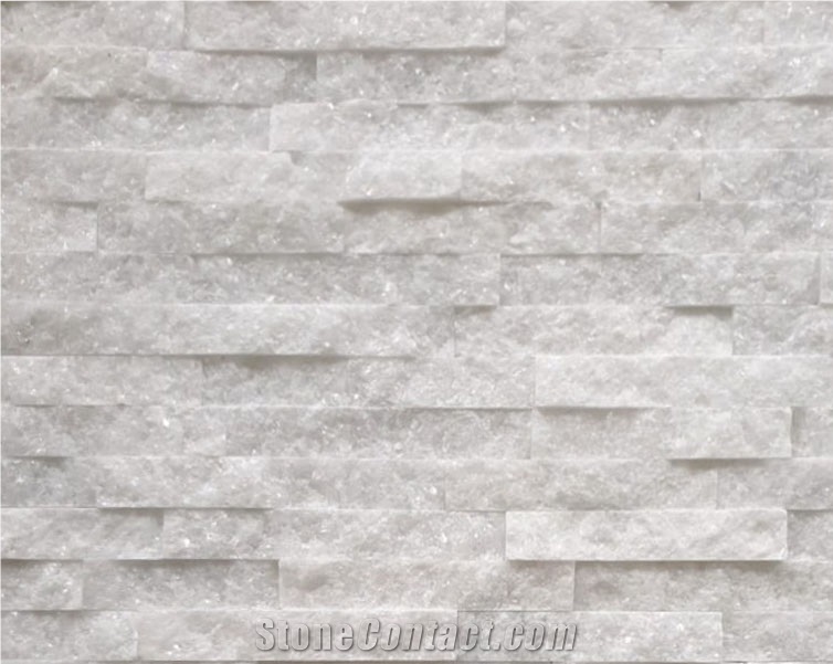 Salty White Marble Ledge Stone