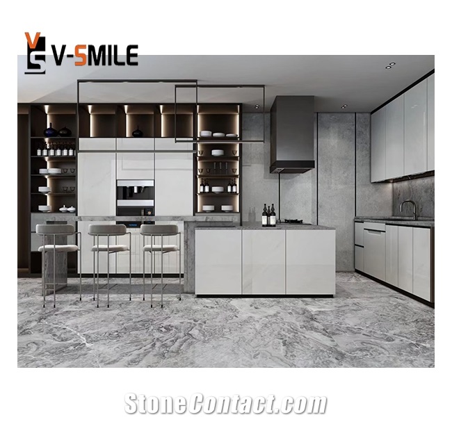 Ink Grey Marble For Indoor Wall Interior Decoration