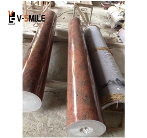 Rosso Crepuslolo Granite Column