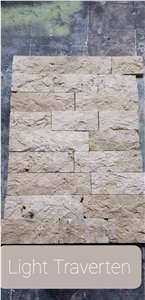 Classic Travertine Wall Tiles- Split Finish