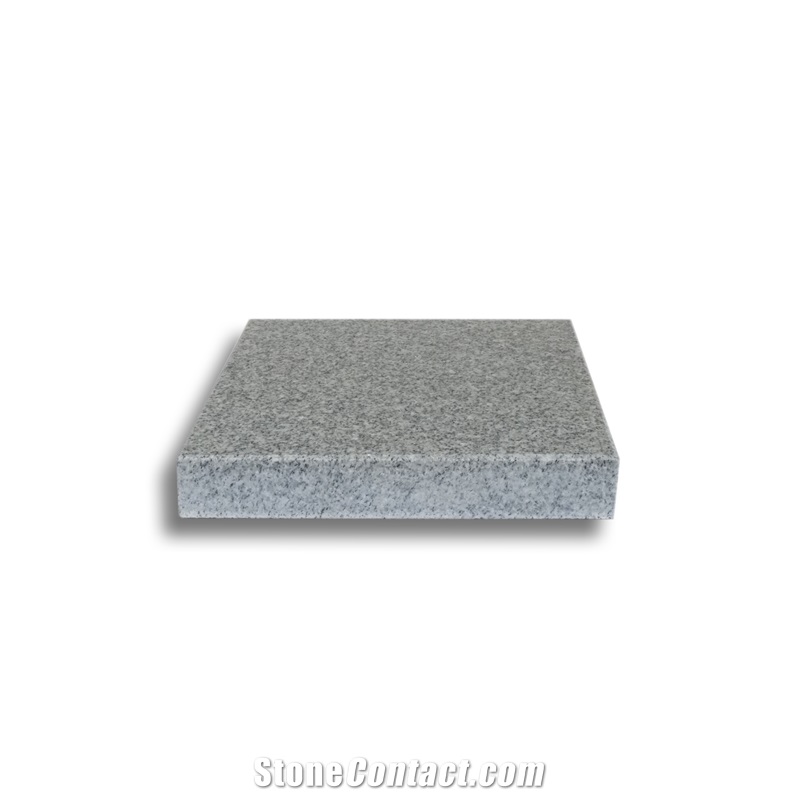 Kuru Grey Granite 20X20x3cm Memorial Vase Base- Polished