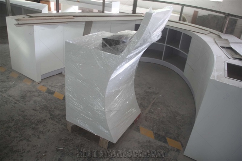 Artificial Stone Countertop Custom Solid Surface Kitchen Top