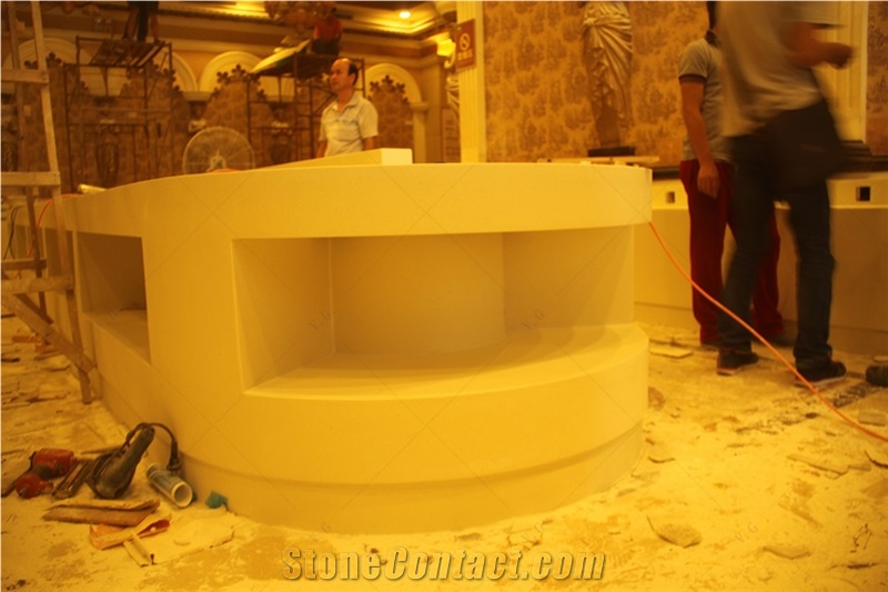 Customized Hotel Stone Project Buffet Food Sushi Counter