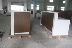 Solid Surface Furniture Factory Made White Bar Countertops