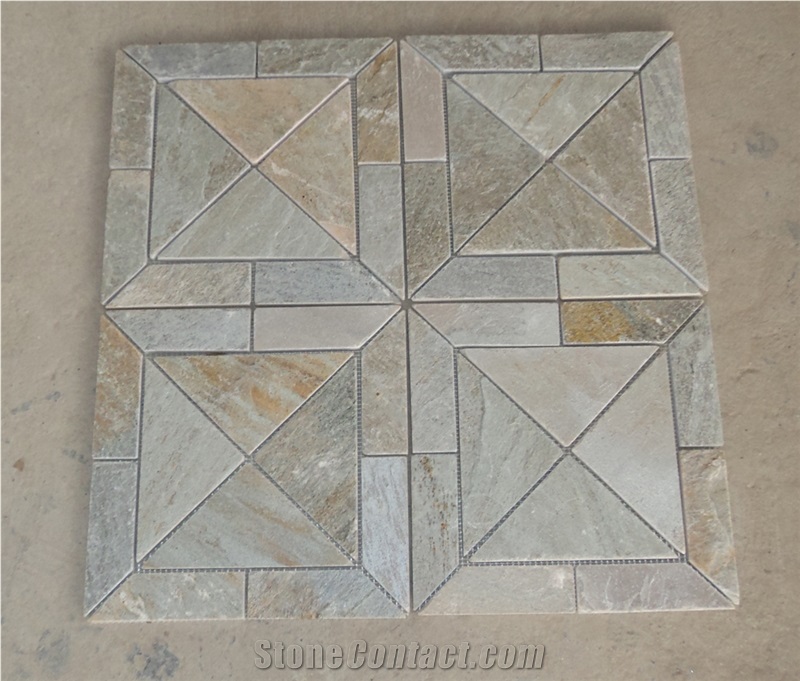 Mosaic Tiles Slate Mosaic Pattern Wall Mosaic