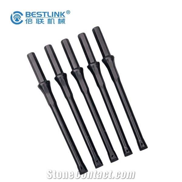 Hard Rock Mining Cross/Chisel Drill Rods Integral Steel Rod
