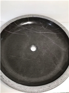Brown Wash Basin, Bathroom Sink,Round Sink