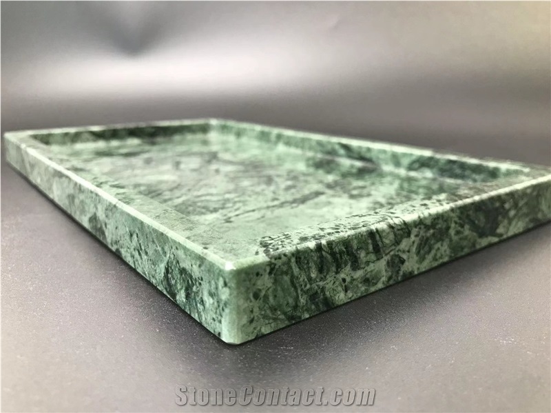 TAIWAN GREEN Marble Tray Marble Accessory