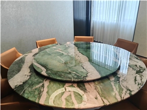 Botanic Green Quartzite Round Tabletop