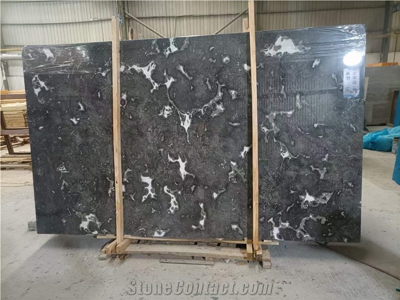 Cappuccino Grey Marble Slab&Tiles For Project