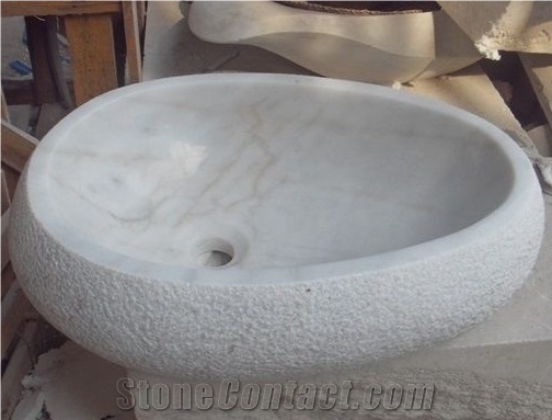 Guangxi White Basin For House Decoration