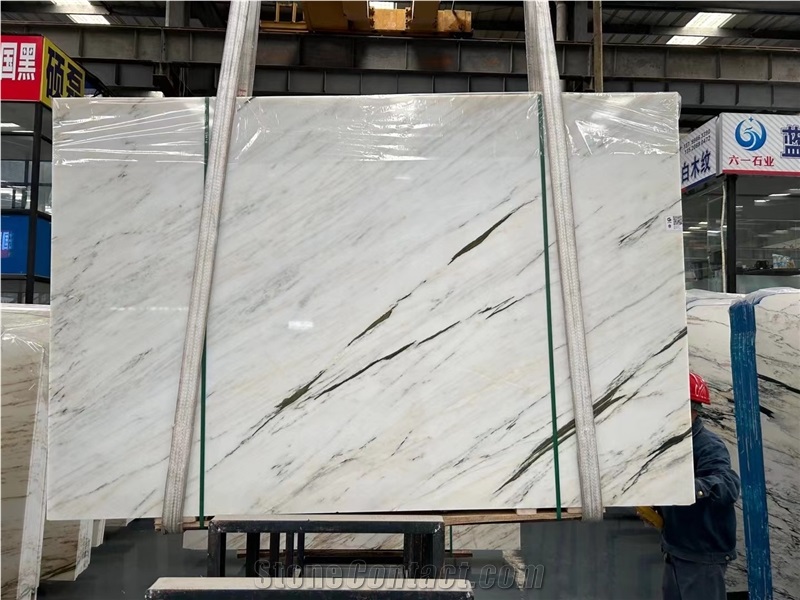 Han White Marble Slab&Tiles For Hotel Project
