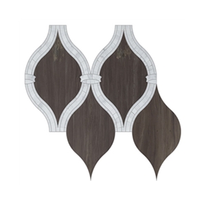 Obama Wood Marble Wall Mosaic,Water-Jet Mosaic For Floor&Wall
