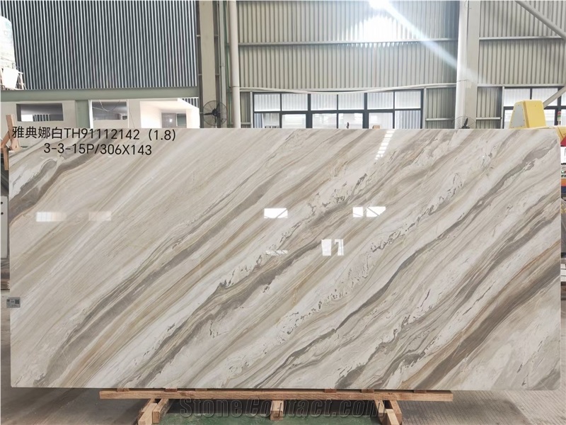 Premium Quality Athena White Marble Slabs&Tiles