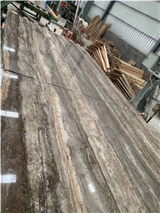 Silver Gray Travertine Slabs&Tiles For House Decoration