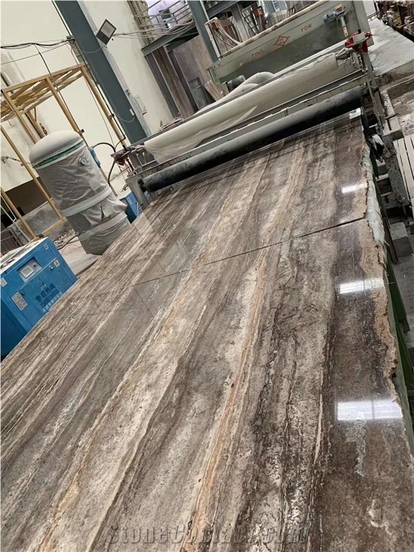 Silver Gray Travertine Slabs&Tiles For House Decoration