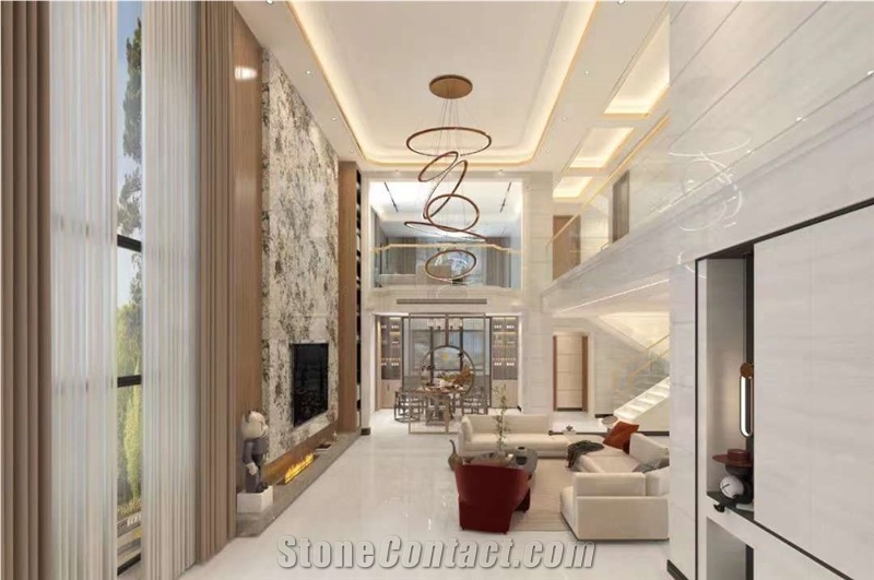 Star White Marble Slabs&Tiles For Hotel Project