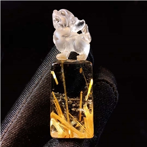 Natural Titanium Jade Crystal
