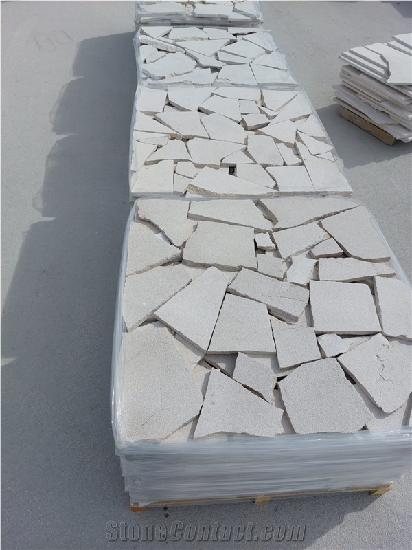 Gris Zarci Stone Broken Tiles Irregular Flagstone