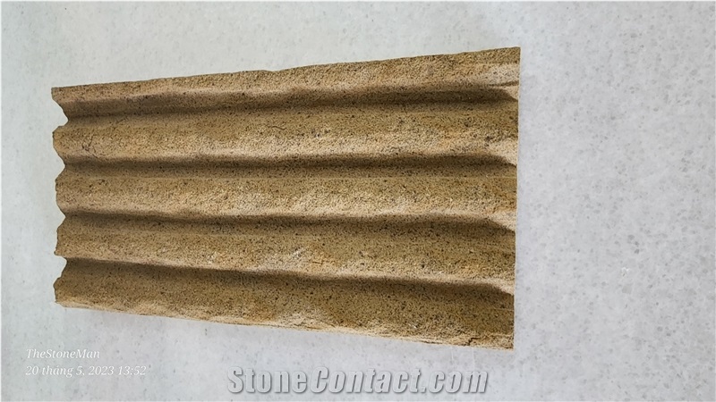 Beige Sandstone Rigato Finishing Stone Veneer