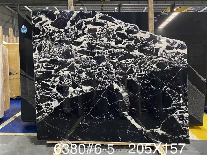 Black Grand Constantine Marble Slab