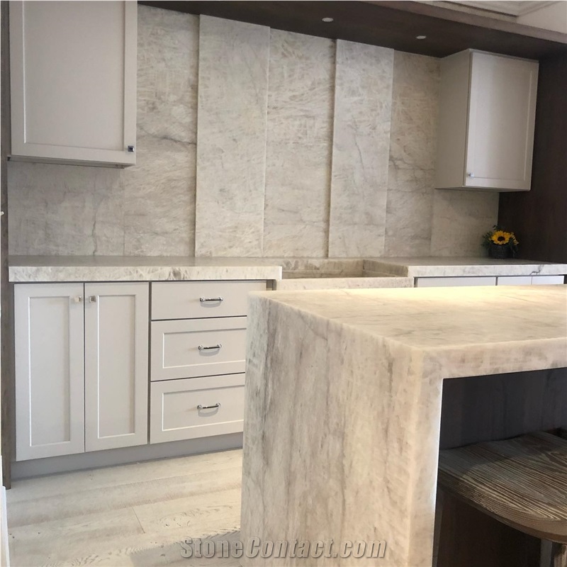 Luxury Iceberg Quartzite Kitchen Countertop