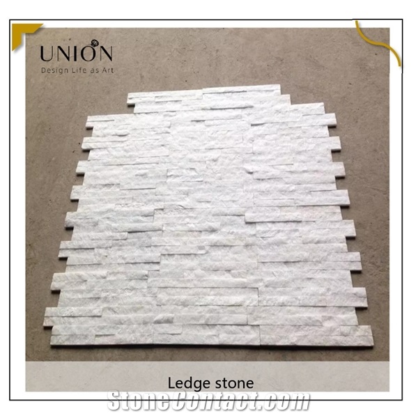 Split Surface Culture Stone Ledger Stone White Stone Veneer