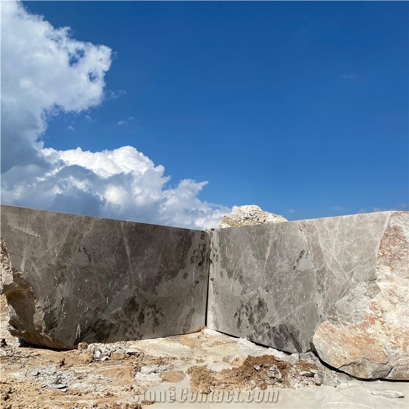 Assos Grey Marble Blocks