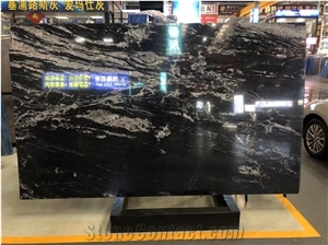 Chinese Cosmic Black Granite Slabs & Tiles