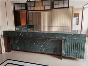 Cheap Green Marble Kitchen Countertop