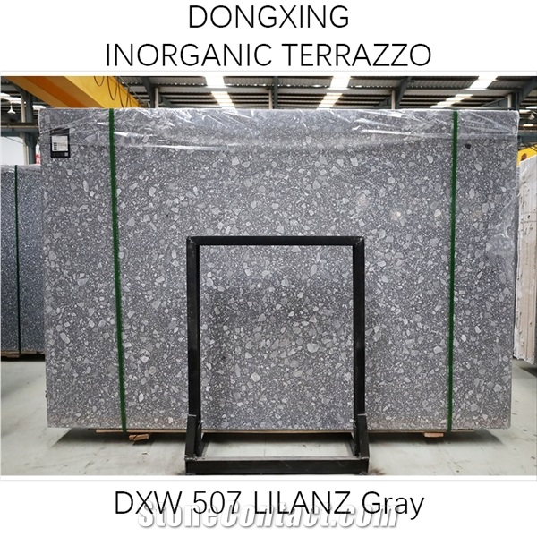 DXW507 Toshiro Ash Terrazzo Grey Big Slab Tile