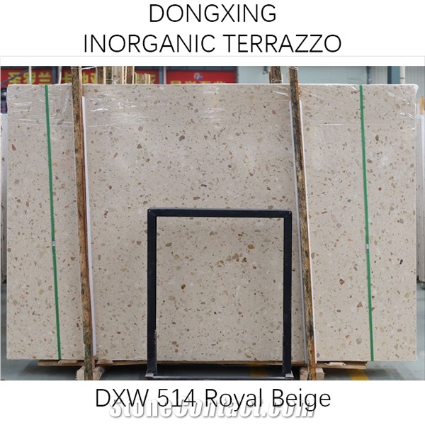 DXW514 Royal Beige Color Precast Terrazzo