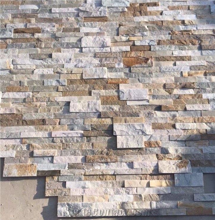 Exterior Natural Rusty Slate Cultured Stone For Wall Stone