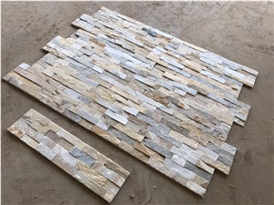 Natural Slate Cultural Stacked Stone Wall Cladding