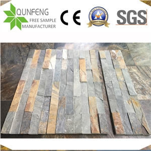 China Antacid Natural Split Multicolor Slate Stacked Stone