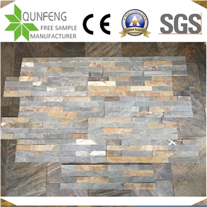 China Natural Split Multicolor Slate Cheap Stone Veneer