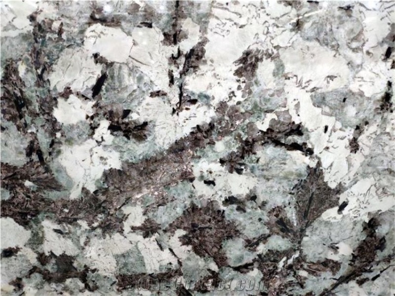 Branco Tourmaline Granite Slabs Wall & Decor