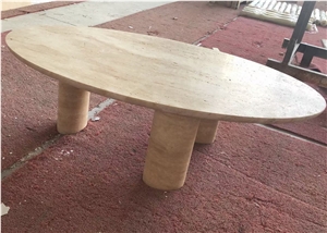 Casa Padrino Luxury Coffee Table Beige Travertine Tables