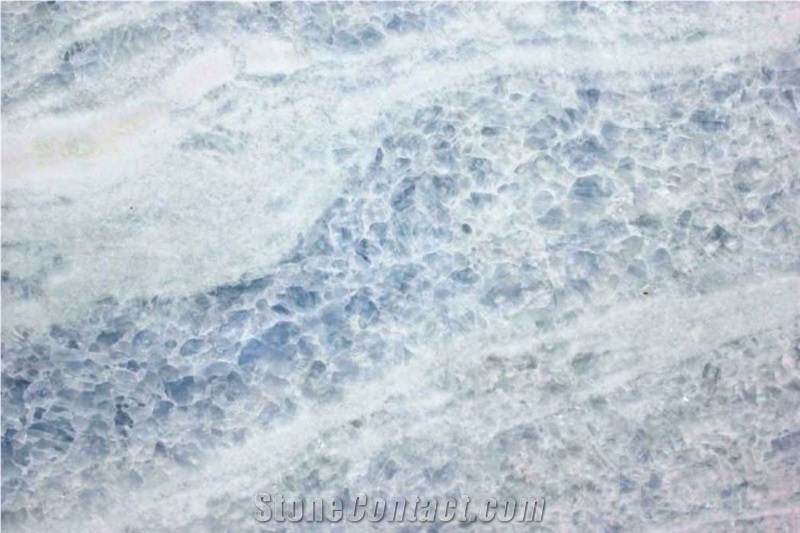 Crystal Blue Marble Slabs
