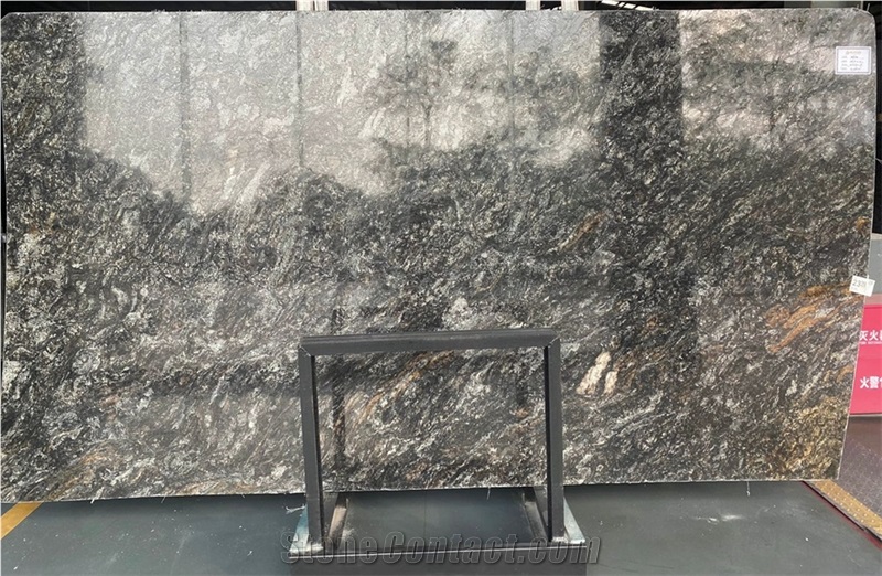 Kozmus Silver Metallicus Granite Slab Tiles